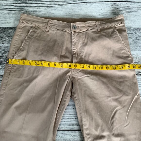 AG Adriano Goldschmied The Luxe Khaki Tailored Trouser Chino Pants - Picture 10 of 16